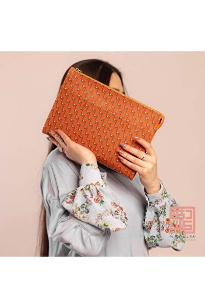 Dakakeen Concept Maya M Genuine Leather iPad Case (Luxury Orange) – Fits 11-inch iPad