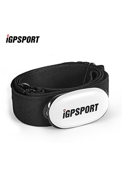 iGPSPORT جهاز مراقبة معدل ضربات القلب HR40 أبيض و HR40 أسود وحزام صدر أبيض لر...