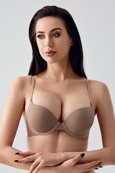 cotonhause Kadın Push-Up Capucino Sütyen – Şekillendirici Model Rahat Kullanı...