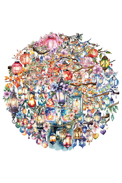 Choice 50 قطعة من ملصقات بلاستيكية على شكل فوانيس لتزيين أغطية الهواتف، وأجهز...