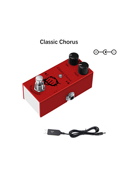 Choice تأثيرات جيتار كهربائي كلاسيكية: كورَس، أوفر درايف، تشويه، كورَس، ديلاي...