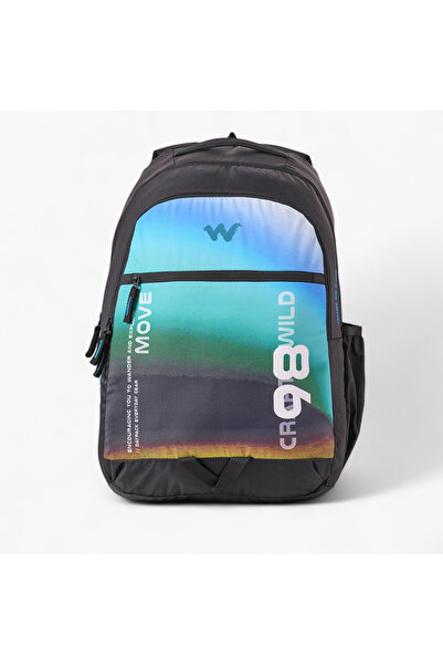 Wildcraft Printed School Backpack with Adjustable Shoulder Straps - 19x32x47 cms