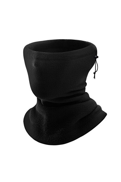 Choice وشاح أسود دافئ للأنشطة الخارجية، قناع تزلج من الصوف، قبعة ركوب من الصو...