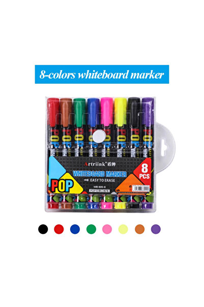 Choice 8 Colors pen Artriink Erasable Whiteboard Markers 8colors / 12colors Refill Ink Office School Home S