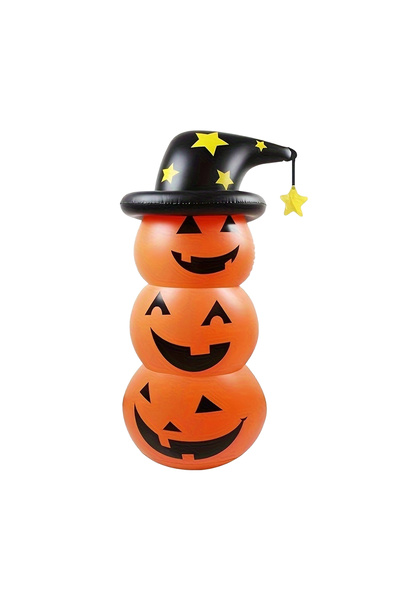 Choice كوب قابل للنفخ على شكل يقطينة لحفلات الهالوين، مصنوع من مادة PVC صديقة...