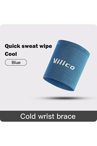 Choice M 1PC-AB133-BU 2 قطعة سوار دعم للمعصم، سوار رياضي، سوار معصم، منشفة عر...