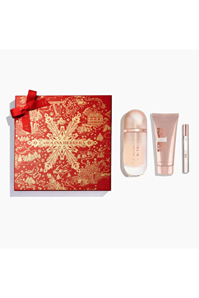 Carolina Herrera 212 Vip Rose Elixir For Women Set Eau De Parfum 80ml + Eau De Parfum 10ml + Bl 100m