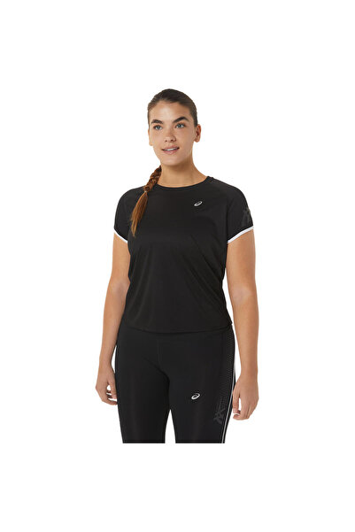 Asics ICON SS TOP Kadın Siyah Kısa Kollu Tshirt 2012C741-001