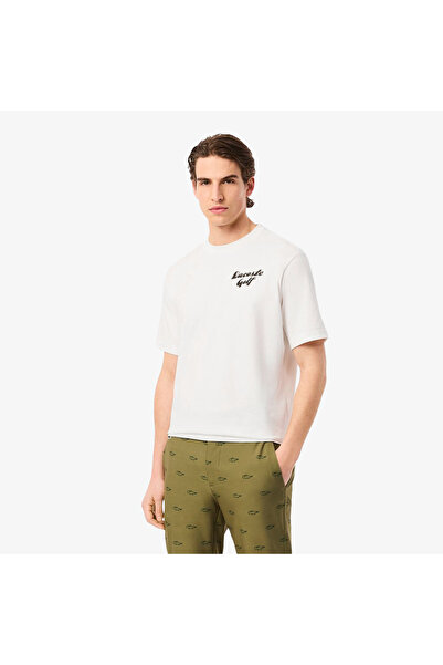 Lacoste Relaxed Fit Printed Golf T-shirt - TH4825-00-70V