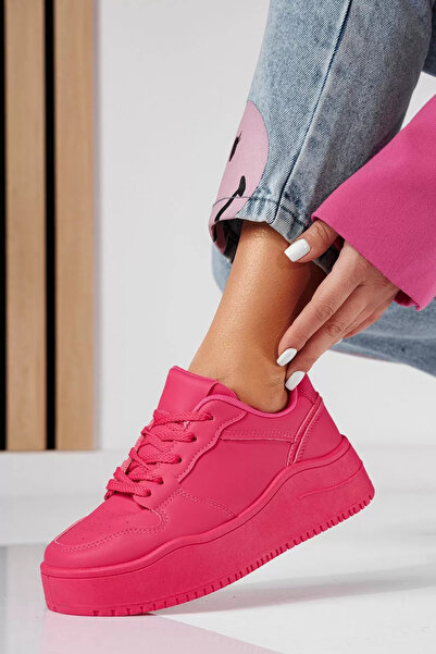 Zaira Adidasi dama roz din piele ecologica Julia #20705