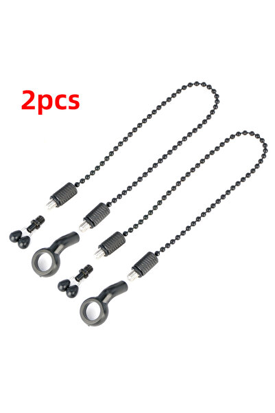 HIRISI بكرتان لصيد الكارب، سلسلة من الفولاذ المقاوم للصدأ لصيد الكارب والأسما...