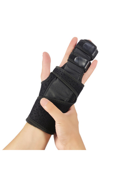 Choice سوار معصم من الألومنيوم من LOOGDEEL، قطعة واحدة، لدعم الأصابع المكسورة...