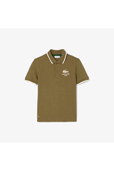 Lacoste قميص بولو بياقة مخططة من بيتي بيكيه - PJ1104-00-E9F