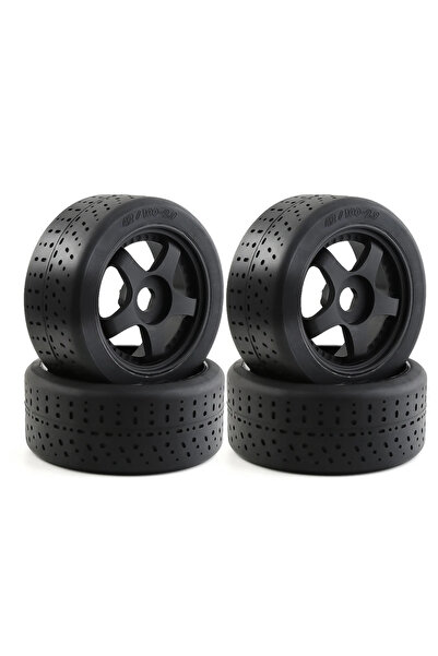 Choice 4 قطع من الإطارات السوداء مقاس 102x45 مم لسيارة Arrma 1/7 Infraction F...