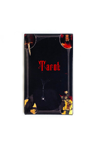 Choice Burgundy Tarot Deck A 78 Cards Divination Fortune Telling Board Game F...