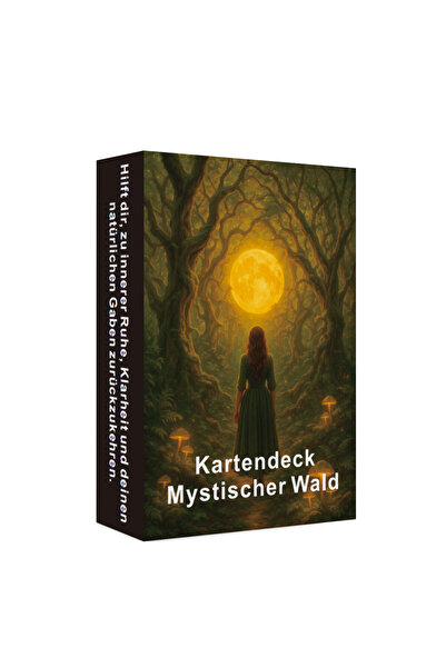 Choice A680 German Language Mystical Forest Oracle Cards, 48 PCS Intuitive In...