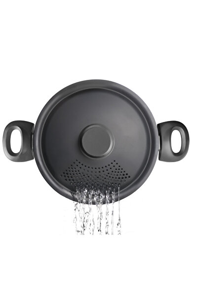 iBiLi -Oala pentru paste Inducta, aluminiu, 22x15 cm, negru