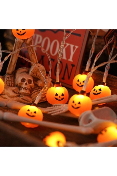 Choice 3m 20LEDs Battery camel Halloween Pumpkin Lantern String Lights 3D LED Fairy Lights Battery Powered