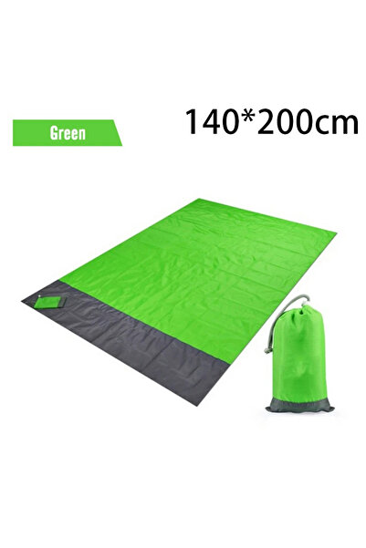 Choice Green 140x200cm Waterproof Pocket Beach Blanket Folding Camping Mat Ma...