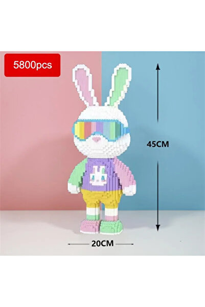 Choice1 لعبة أرنب حلوى للأطفال، ملونة ولطيفة، نموذج ثلاثي الأبعاد صغير يمكنك ...