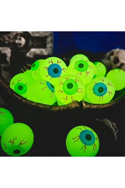 Choice ألوان عشوائية أخرى - 20 قطعة، 5/10/20/50 قطعة، كرة عين مضيئة في الظلام...