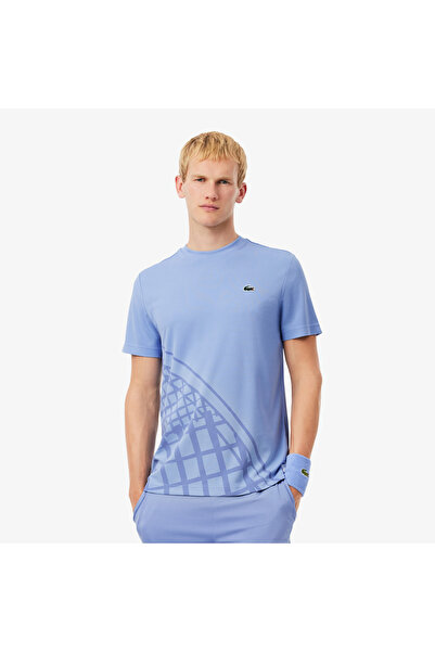 Lacoste تيشيرت تنس مطبوع فائق الجفاف - TH4753-00-5QD