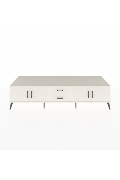 Dienni Kronos TV Ünitesi 2 Raflı 2 Çekmeceli 4 Kapaklı 220x59x51 Aytaşı-Aytaşı