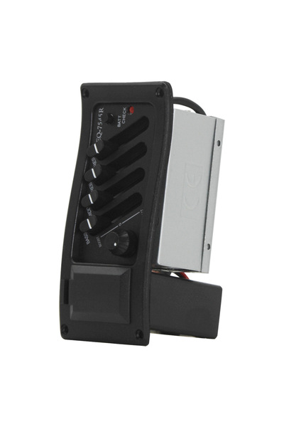 Choice لاقط جيتار رباعي النطاقات للصوت - لاقط بيزو أسفل السرج، موالف مدمج، سه...