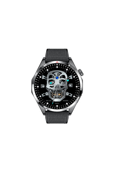 Choice ساعة ذكية سوداء من السيليكون للرجال، سعة 360 مللي أمبير، شاشة 2.01 بوصة، مقاومة للماء بمعيار IP67، تقيس نسبة الأكسجين في الدم/الضغط الجوي