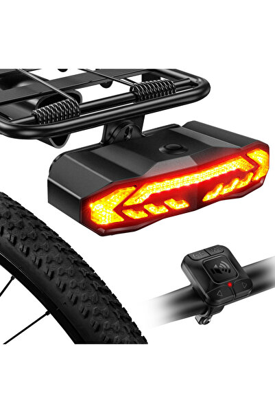 Choice مجموعة مصابيح الدراجة الذكية Rkbye، جهاز تحكم عن بعد لاسلكي، مصباح خلف...