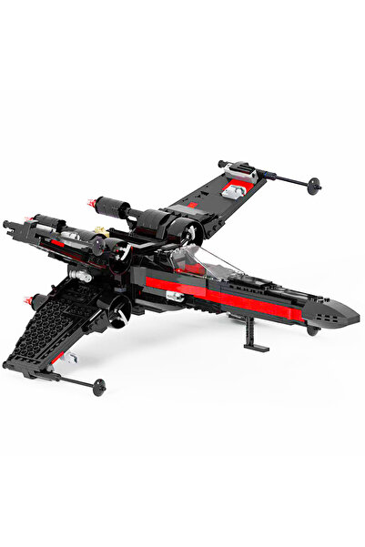 Choice مجموعة بناء نموذج مقاتلة الفضاء X-wing العسكرية، 712 قطعة، قابلة للتجم...