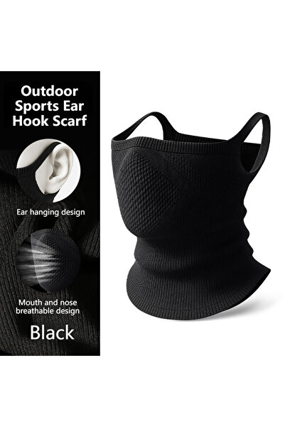 Choice وشاح أسود لحماية الرقبة من نوفوكسو، مناسب للشتاء، مقاوم للرياح، مناسب ...