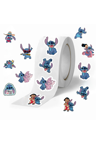 Miniso MULTI 500pcs cartoon Stitch stickers hot selling adhesive tape hand ac...