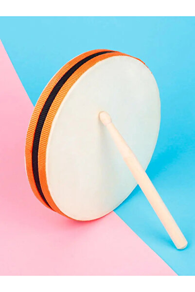 Choice Orange SLADE Hand Drum Double-sided Sheepskin Tambourine Percussion Instrument Portable Kids Musical