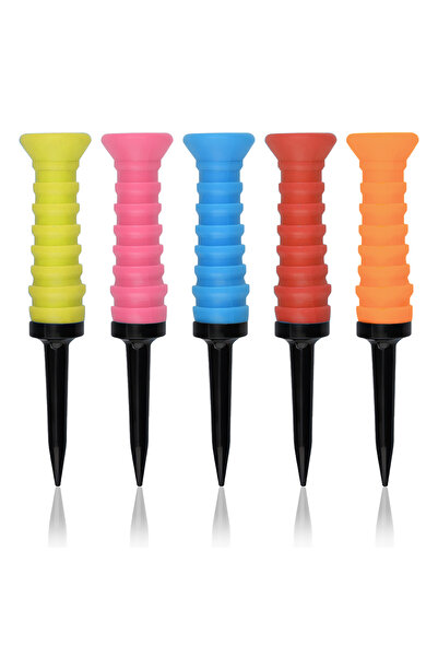 Choice مجموعة متعددة من 5 قطع من دبابيس الجولف المرنة بزاوية 360 درجة، 83 مم/...