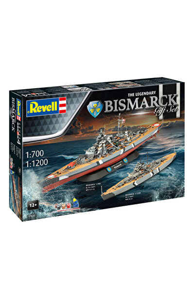 Revell Gift Set Legendary Bismarck 1:700 1:1200 5637