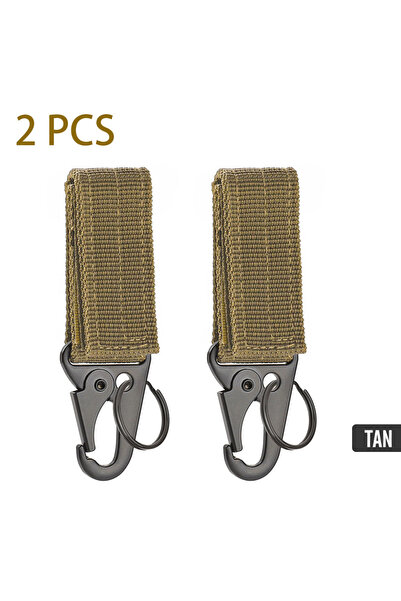 Choice حامل مفاتيح تكتيكي من النايلون، قطعتان/قطعتان/3 قطع، مناسب للتخييم وحق...