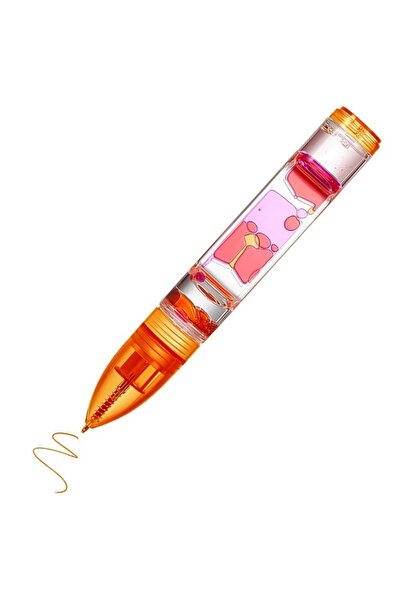 Choice قلم حبر جاف قابل للسحب، برتقالي اللون، قطعة واحدة، سائل متحرك، 6 ألوان...