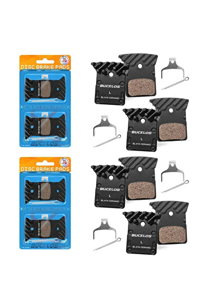 BUCKLOS طقم فرامل دراجة سيراميك مكون من 4 قطع، مناسب لفرامل الدراجات الجبلية ...