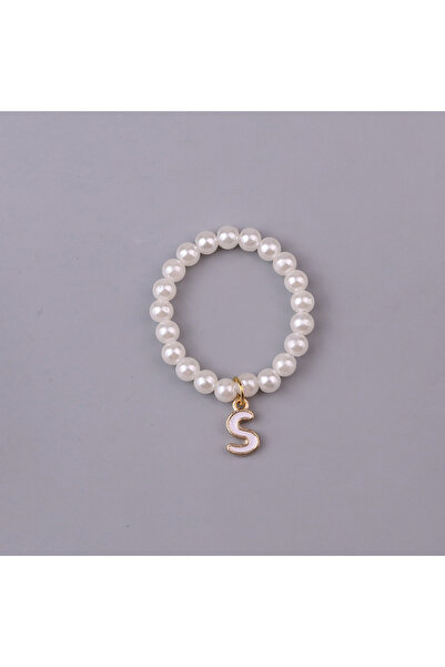 Miniso S For Mini Labubu Pendant Accessories Letter Pearl Necklace for 4.0 La...