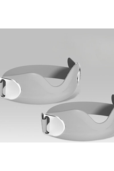 Choice زوج من واقيات الركبة والرضفة، لون رمادي، قابل للتعديل، قطعتان، مصنوع م...