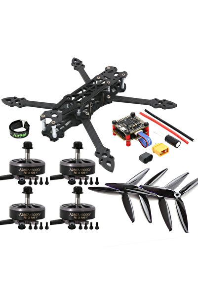 Choice طقم طائرة بدون طيار WHITE Mark4 مقاس 7 بوصات (295 مم) ومحرك A2807 KV13...