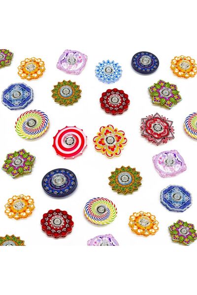 Choice ٦ قطع عشوائية، ٦ قطع، لعبة صغيرة لتخفيف التوتر، بتصميم جرافيتي عتيق، ل...