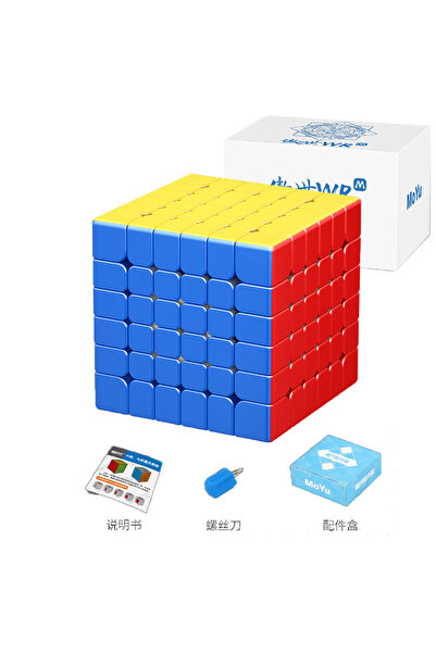Choice مكعب السرعة السحري المغناطيسي من آوشي WRM 6x6 مويو، بدون ملصقات، ألعاب...