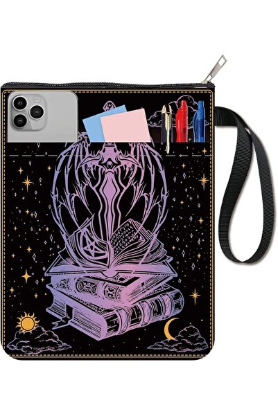 Choice AECH04-14384 Sword Book Covers Stars Book Protector Gothic Book Sleeve for Paperbacks Washable Fabri