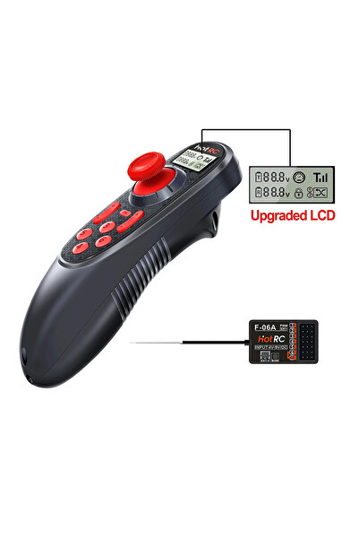 Choice جهاز DS600 مع مستقبل HOTRC DS-600، نظام راديو 6 قنوات بتردد 2.4 جيجاهر...