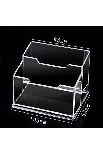Choice 2 grids 1PCS Clear Acrylic Plastic Transparent Desk Shelf Box Storage ...