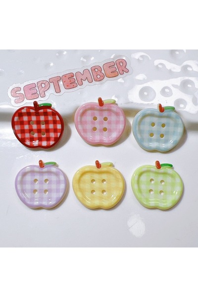 Choice8 40pcs color random 5/10/20/40Pcs Color Shape Button Resin Ornaments D...