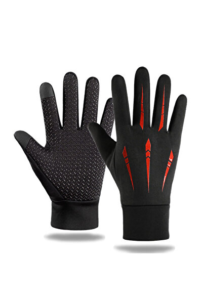 Choice قفازات شتوية حمراء من WRELS للنساء والرجال، قفازات تزلج داخلية حرارية ...