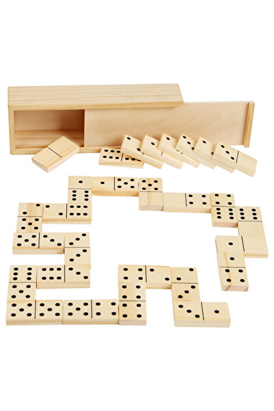 Choice مجموعة شطرنج دومينو خشبية - ألعاب لوحية عالية الجودة، مزودة بصناديق تخ...